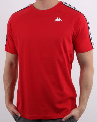 Kappa Coen Banda T-shirt Red/white