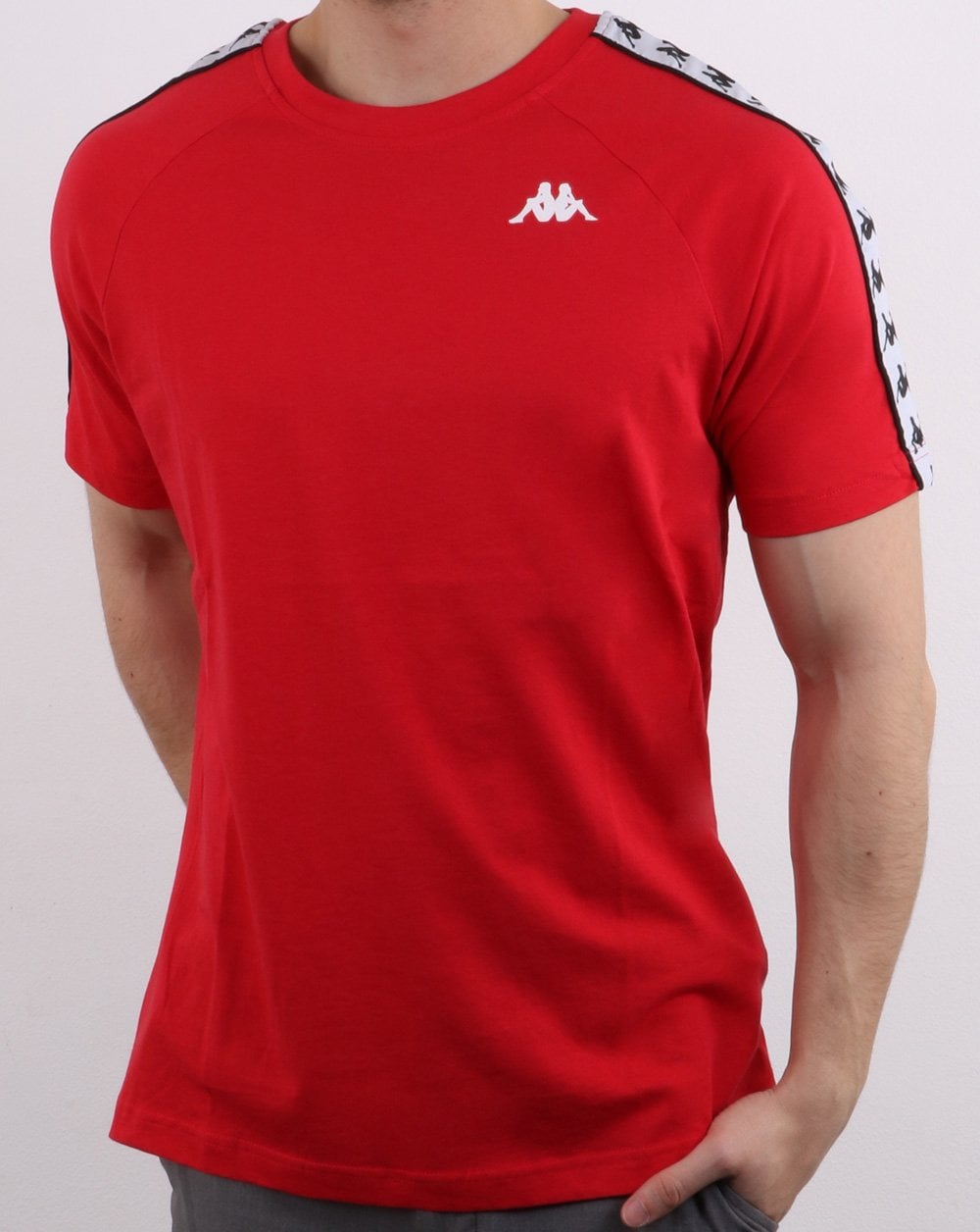 Kappa Coen Banda T-shirt Red/white