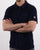 Fila Vintage Carson Full Button Polo Shirt Navy