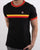 Fila Vintage Razee T Shirt Black/Red/Gold