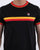 Fila Vintage Razee T Shirt Black/Red/Gold