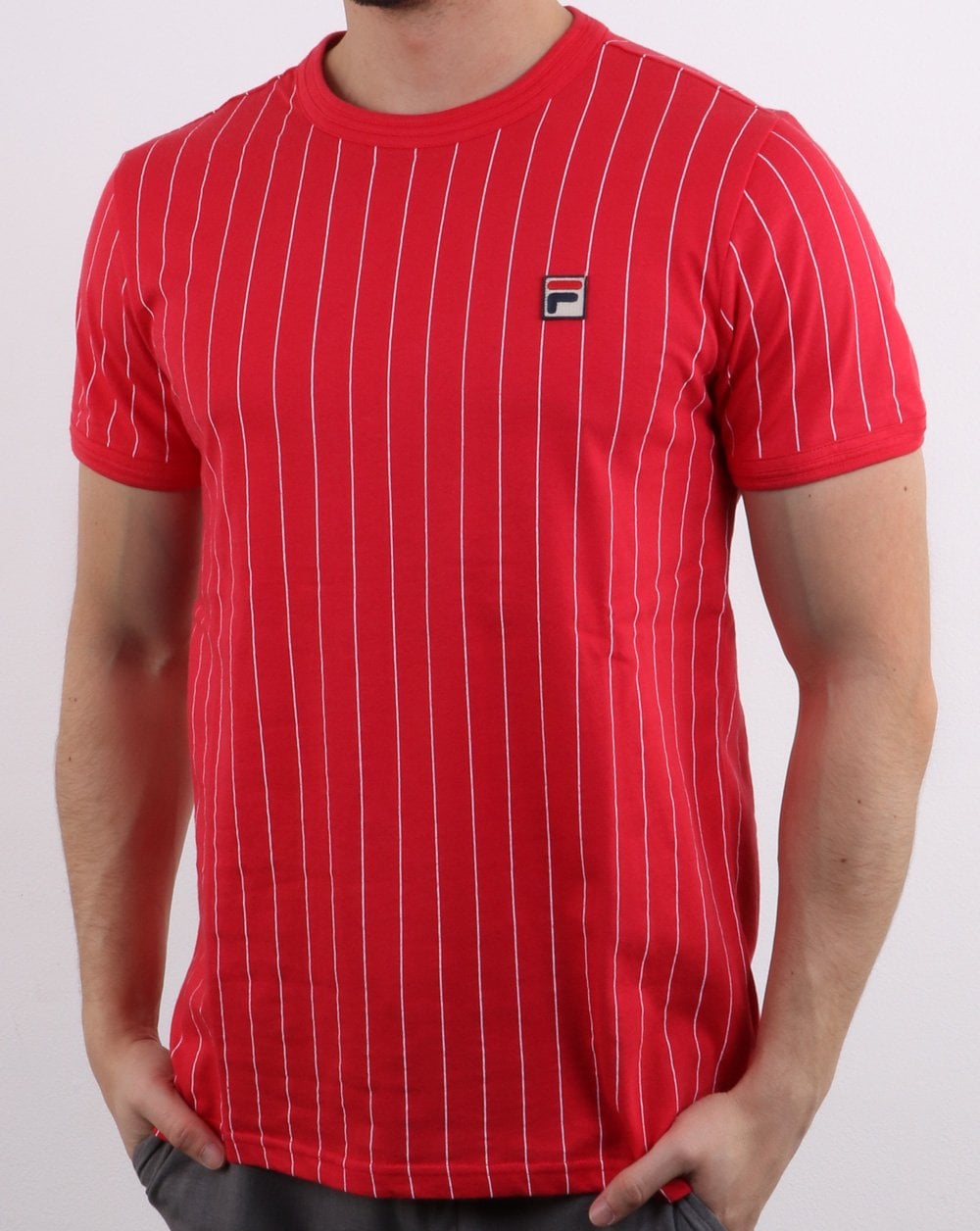 Fila Vintage Guilo T Shirt Red
