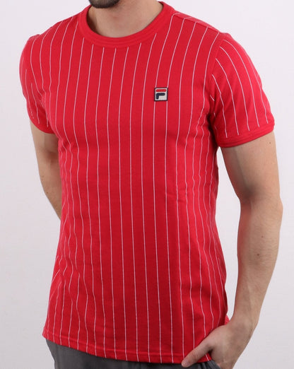 Fila Vintage Guilo T Shirt Red