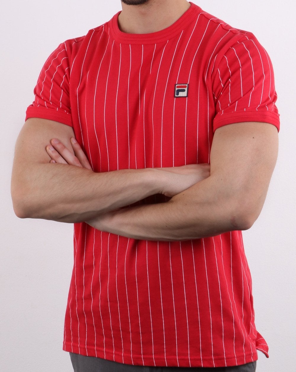 Fila Vintage Guilo T Shirt Red