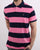 Gant Barstripe Pique Rugger Pink and Navy