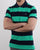 Gant Barstripe Pique Rugger Navy and Green