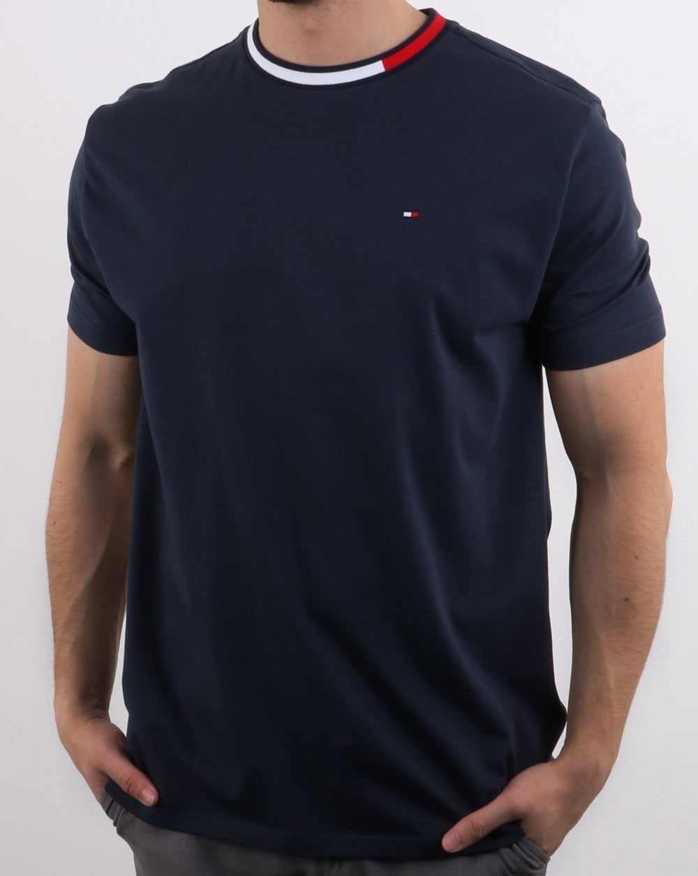 Tommy Hilfiger Ringer T-shirt Navy