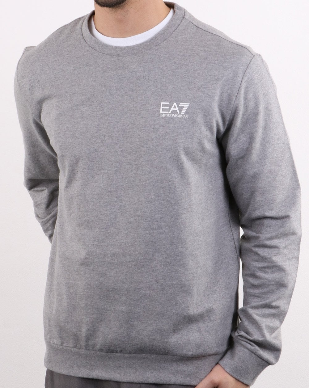 Emporio Armani EA7 Core Logo Sweatshirt Grey