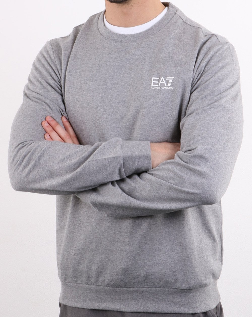 Emporio Armani EA7 Core Logo Sweatshirt Grey