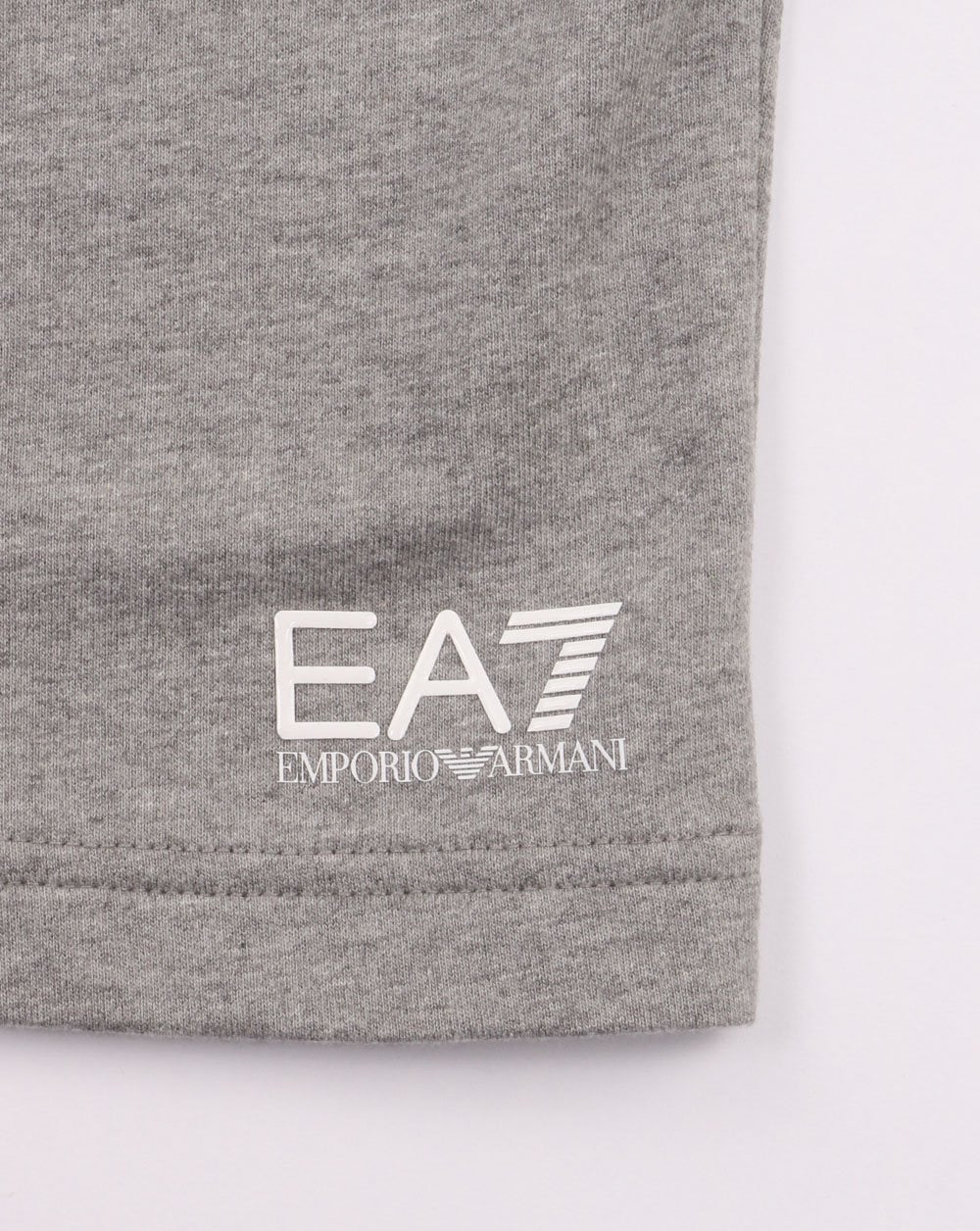 Emporio Armani EA7 Core Logo Fleece Shorts Grey