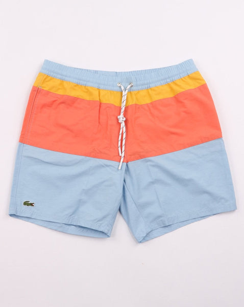 Lacoste Swim Shorts Sky Blue, Yellow, Coral