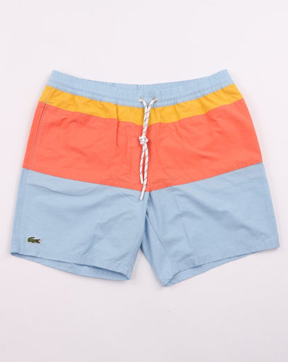Lacoste Swim Shorts Sky Blue, Yellow, Coral