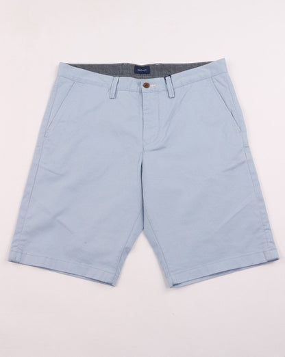 Gant Relaxed Twill Shorts Sky Blue