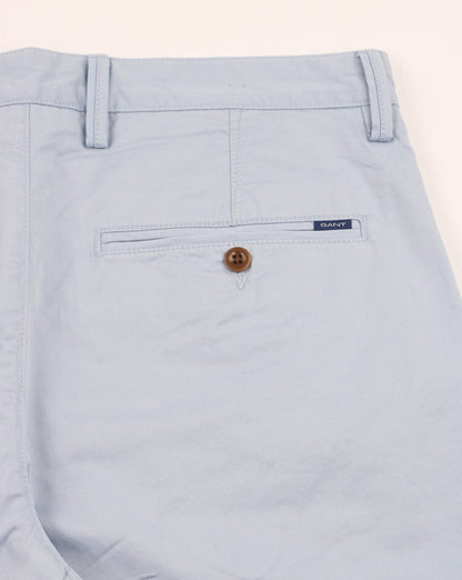 Gant Relaxed Twill Shorts Sky Blue