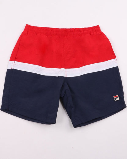 Fila Vintage Colour Block Shorts Red/white/navy