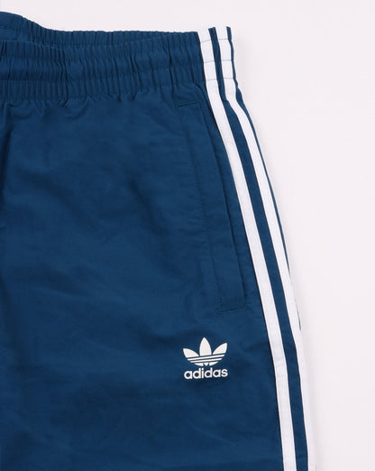 Adidas Originals 3 Stripe Swim Shorts Deep Blue