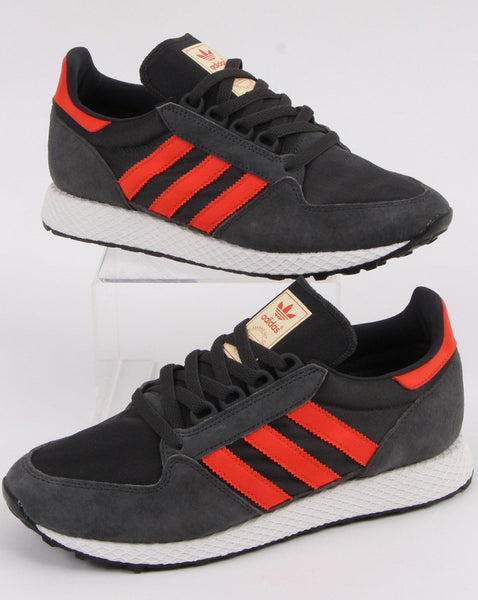 Adidas Forest Grove Trainers Carbon Grey/Orange