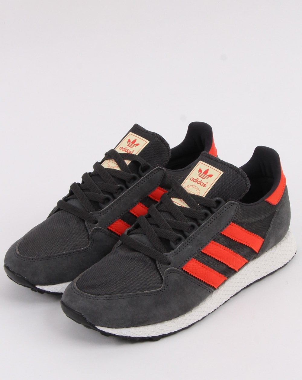 Adidas Forest Grove Trainers Carbon Grey/Orange