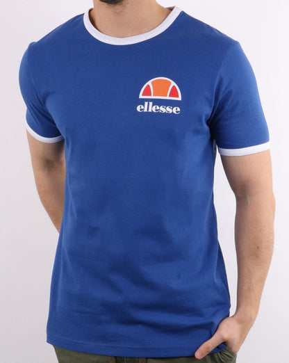Ellesse Ringer T Shirt Royal Blue