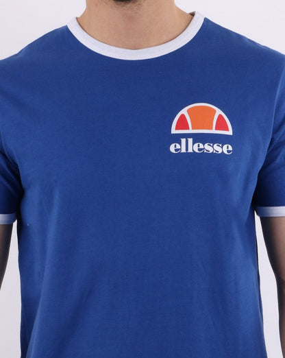 Ellesse Ringer T Shirt Royal Blue