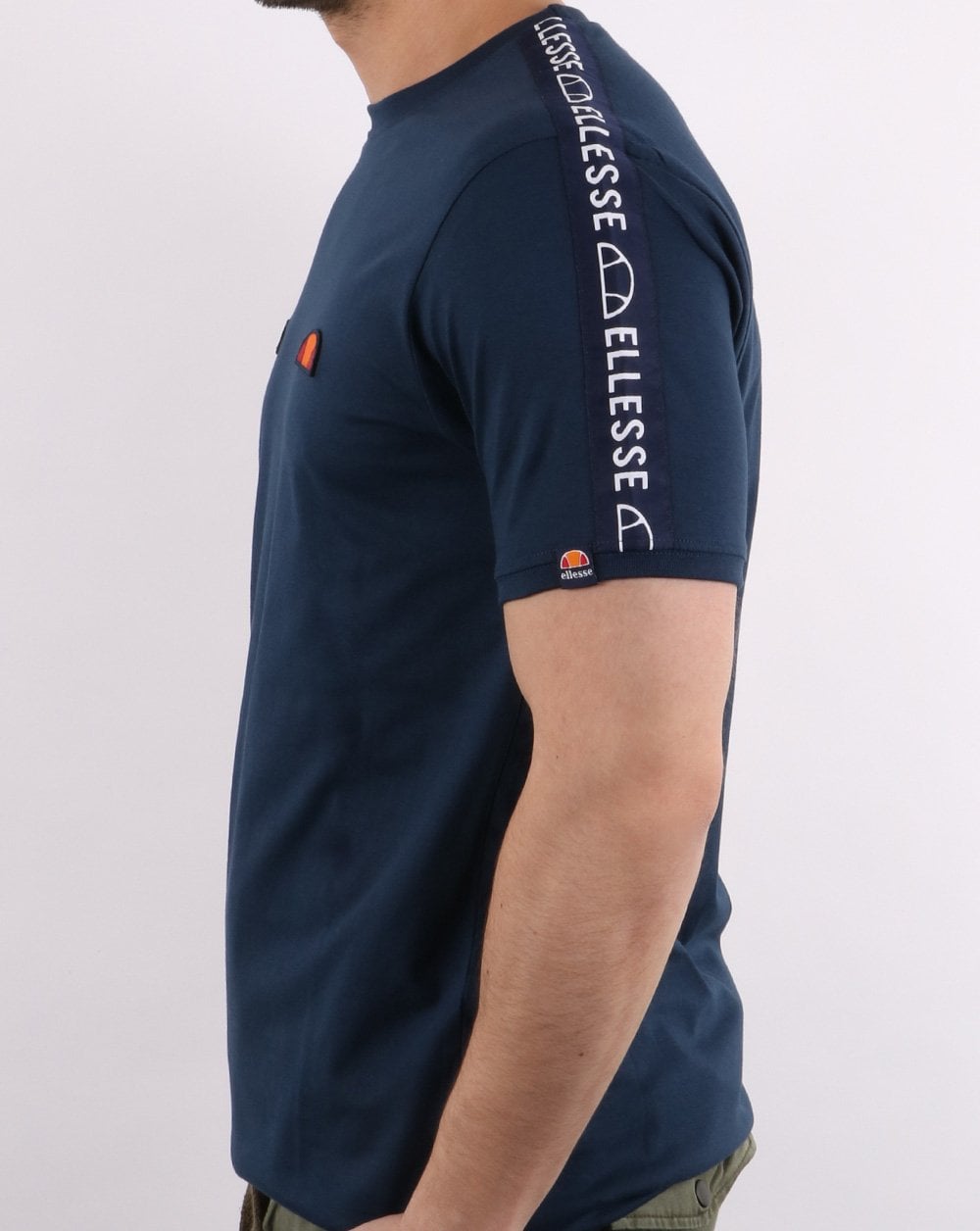 Ellesse Fede Taped T Shirt Navy
