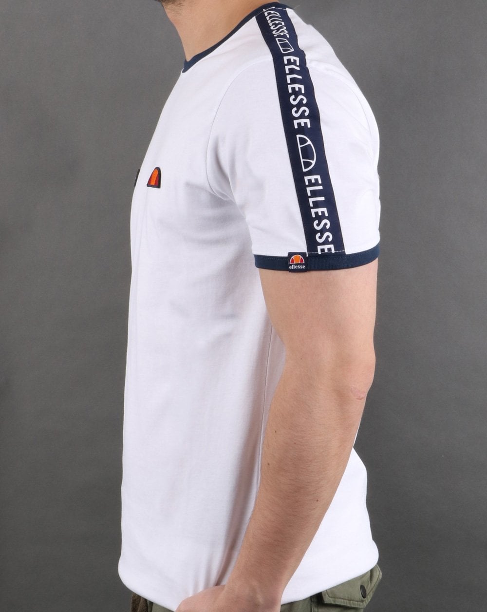 Ellesse Fede Taped T Shirt White