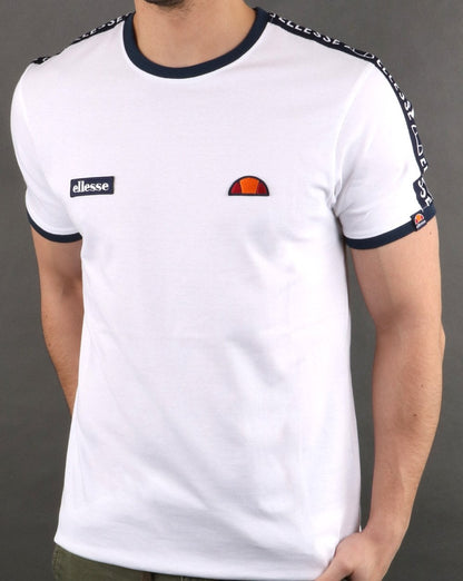 Ellesse Fede Taped T Shirt White