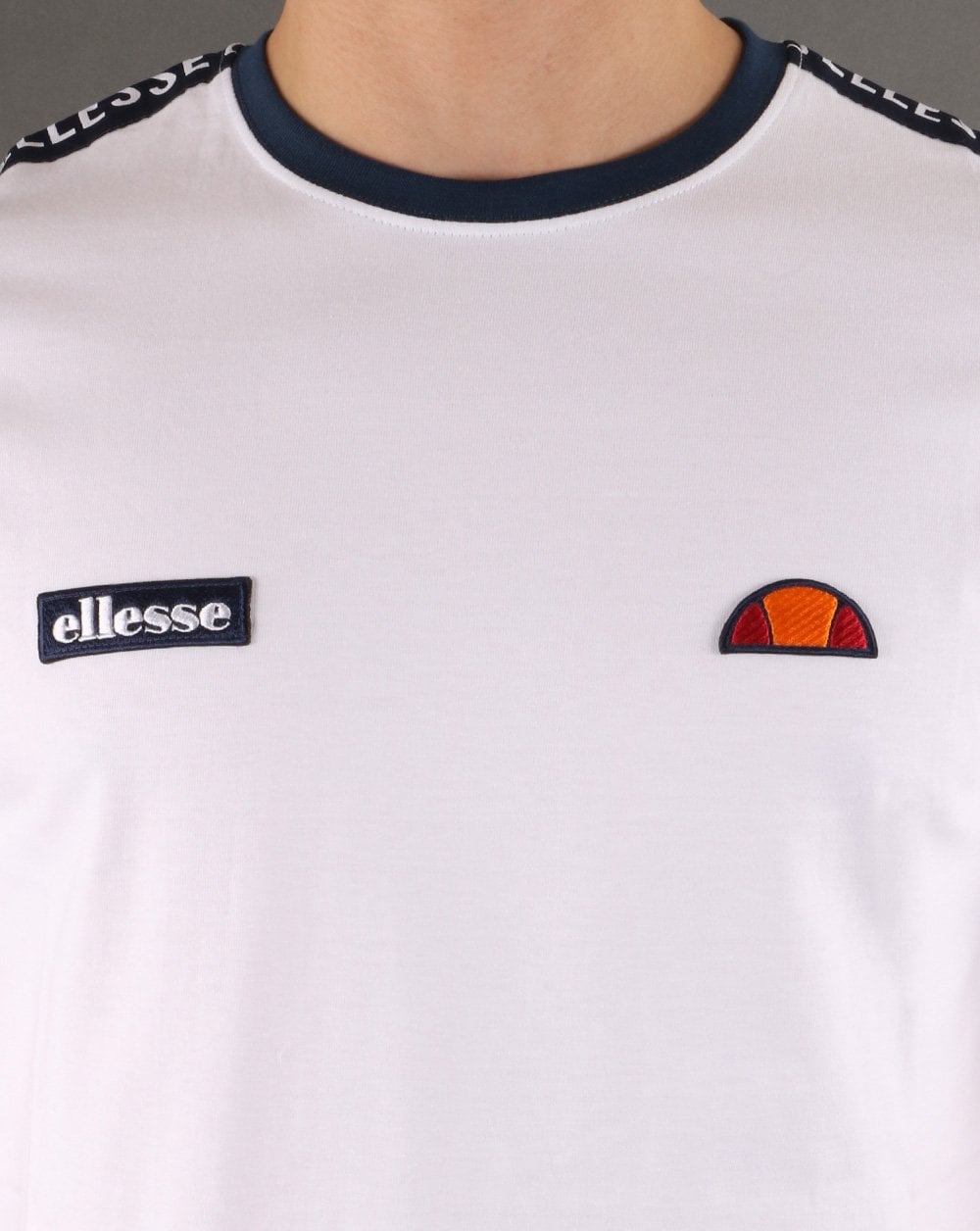 Ellesse Fede Taped T Shirt White
