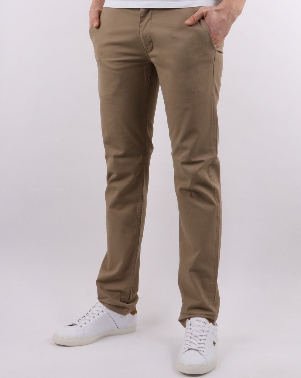 Ben Sherman Slim Stretch Chino Stone