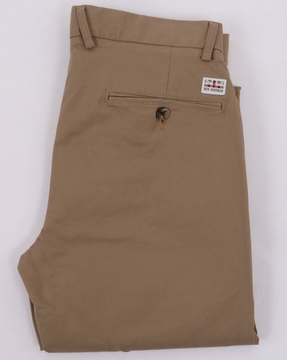 Ben Sherman Slim Stretch Chino Stone