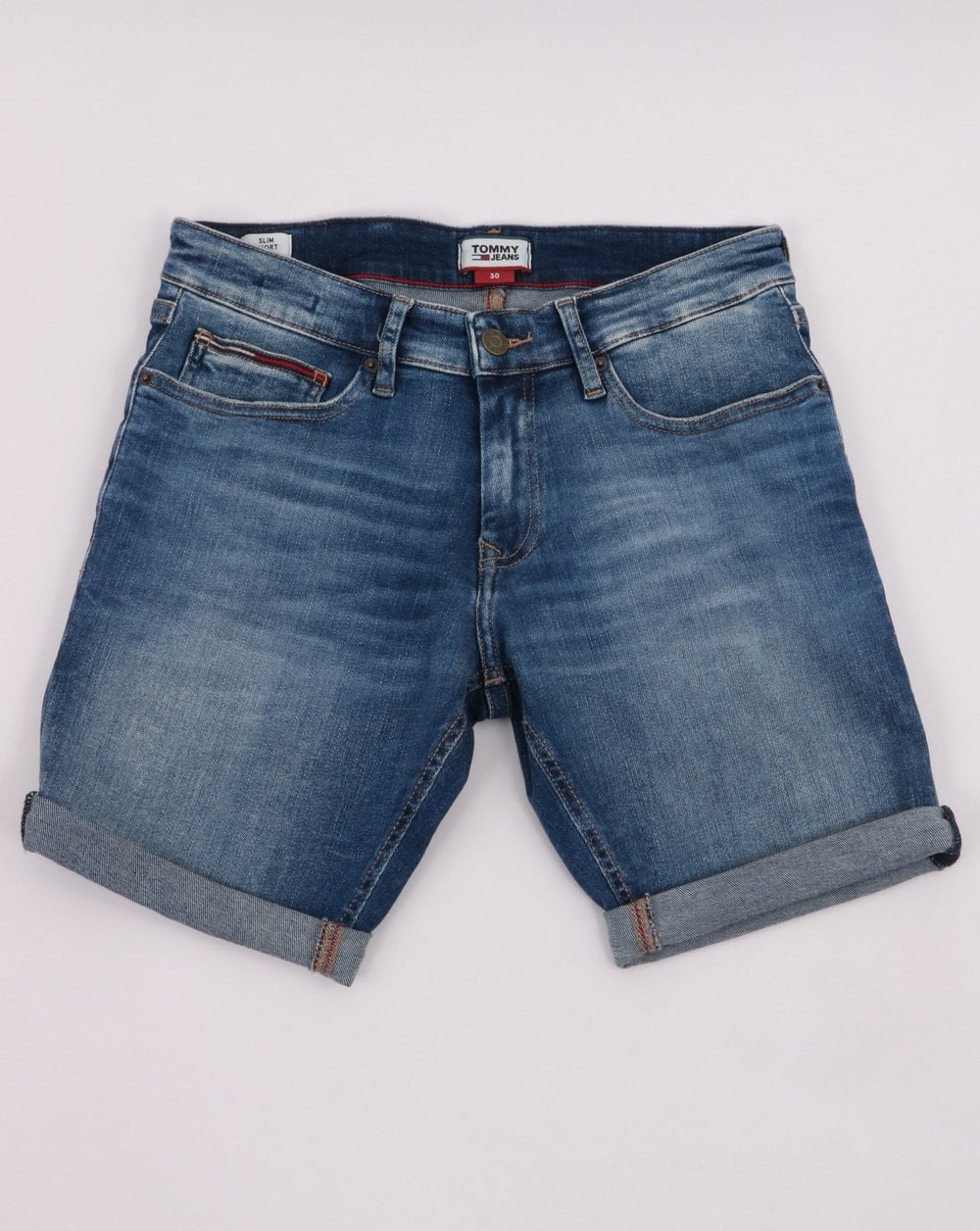 Tommy Hilfiger Scanton Denim Shorts Mid Blue