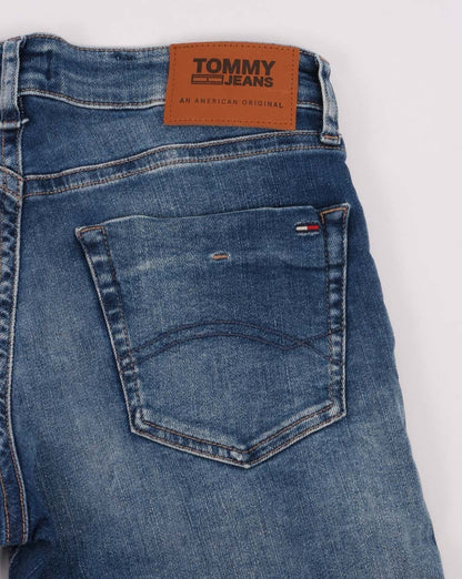Tommy Hilfiger Scanton Denim Shorts Mid Blue