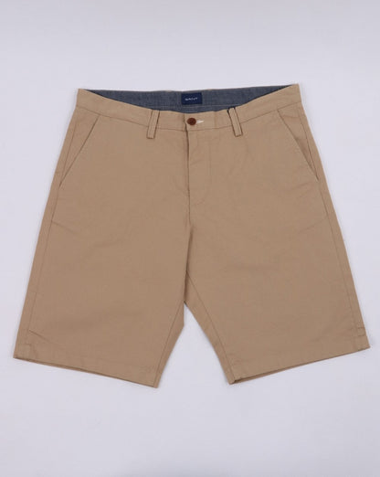 Gant Relaxed Twill Shorts Dark Stone