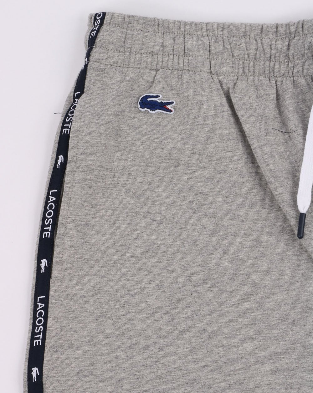 Lacoste Tape Fleece Shorts Grey