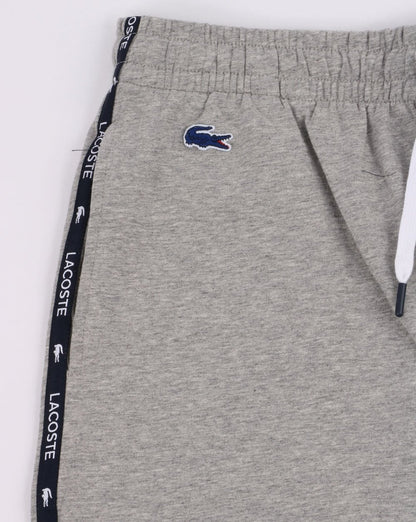 Lacoste Tape Fleece Shorts Grey