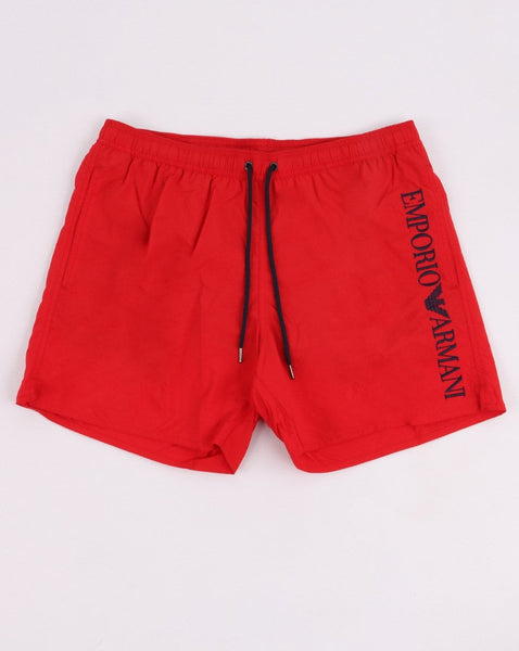 Emporio Armani Classic Swim Shorts Red