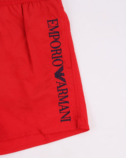 Emporio Armani Classic Swim Shorts Red