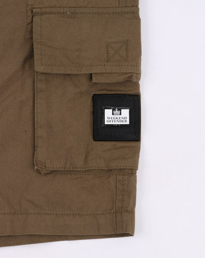 Weekend Offender Cargo Shorts Khaki