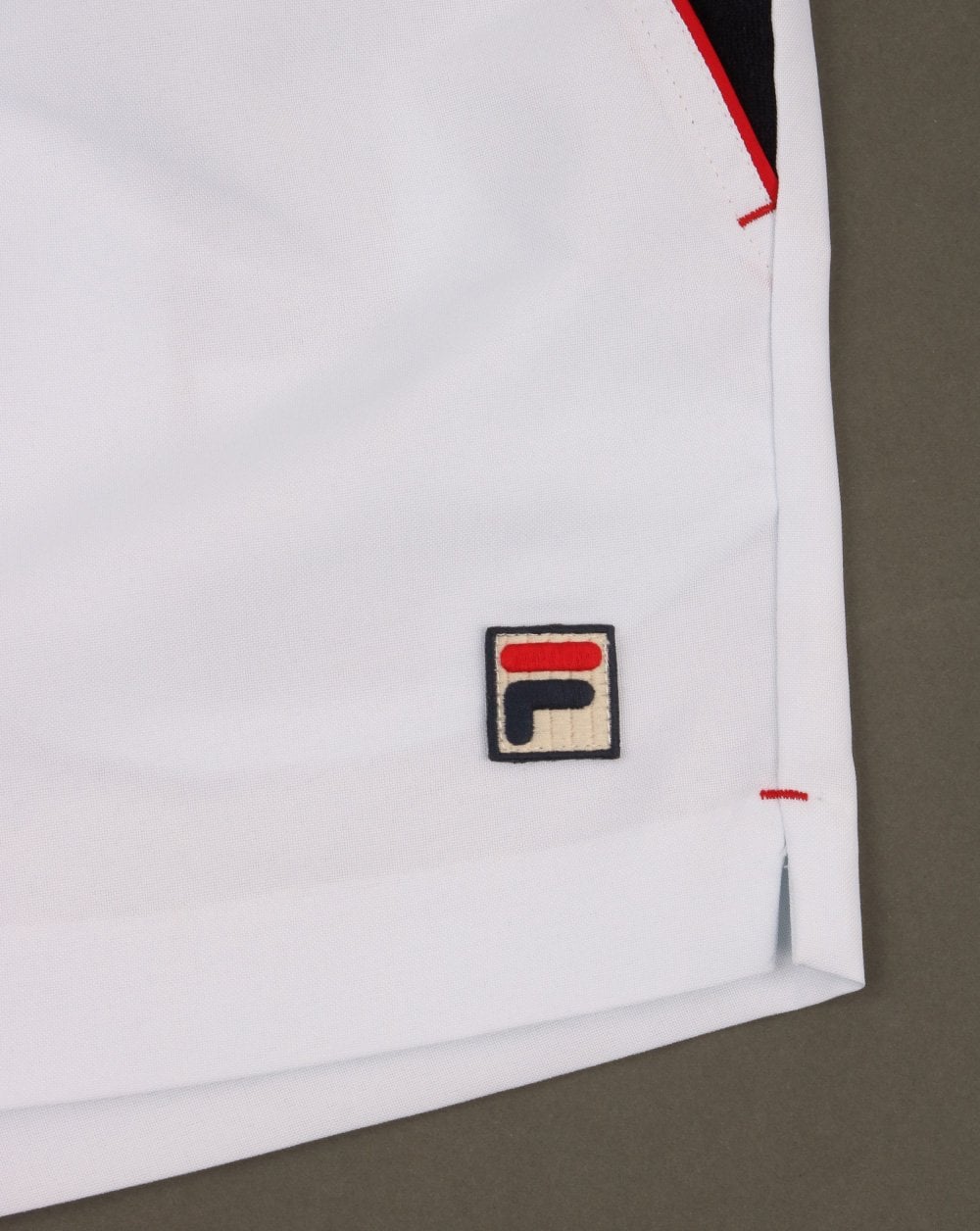 Fila Vintage Borg Tennis Shorts White/navy