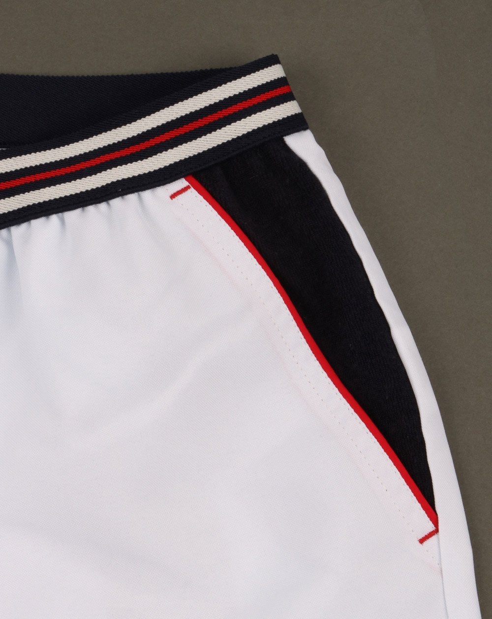 Fila Vintage Borg Tennis Shorts White/navy