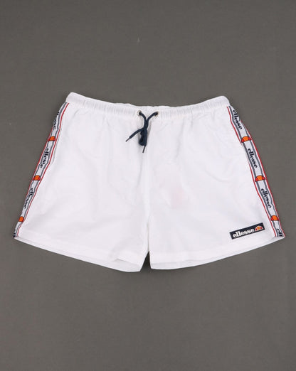 Ellesse Taped Swim Shorts White