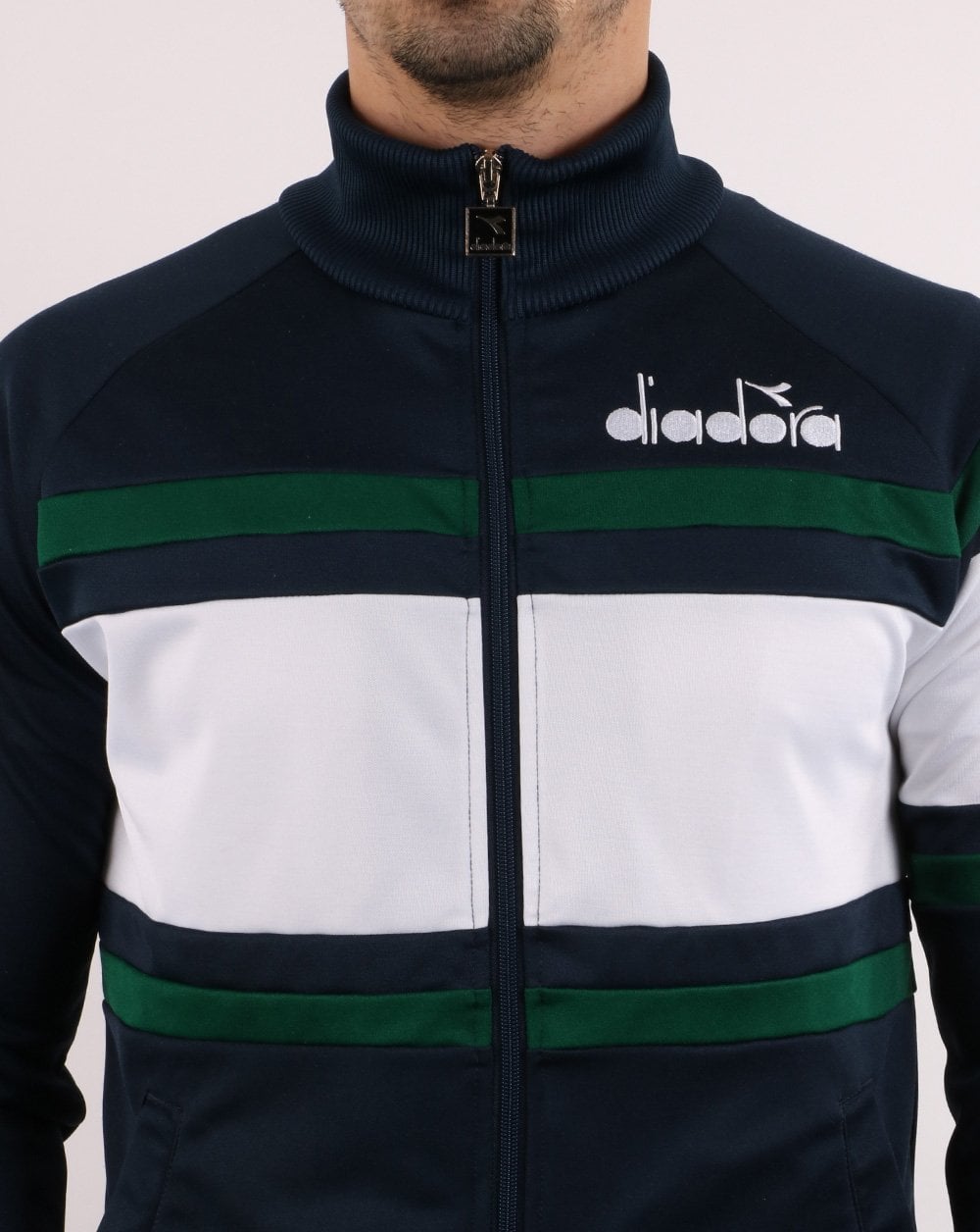 Diadora 80s Track Top Blue Night/optical White