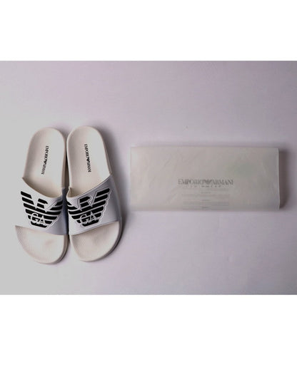 Emporio Armani Sliders White