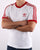 Adidas Originals Retro 3 Stripes T Shirt White/ Red