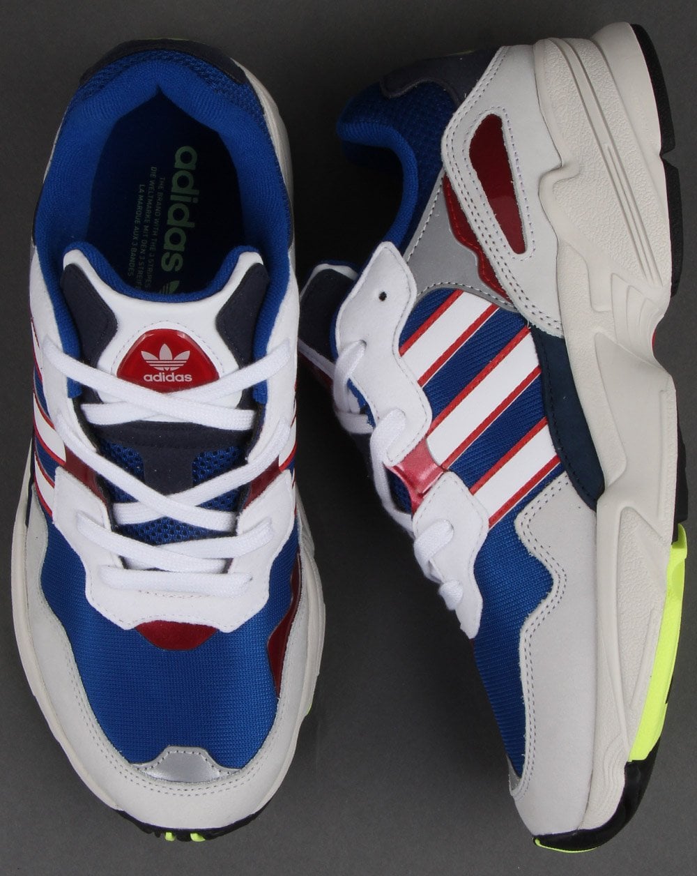 Adidas Yung-96 Trainers Royal/White/Navy