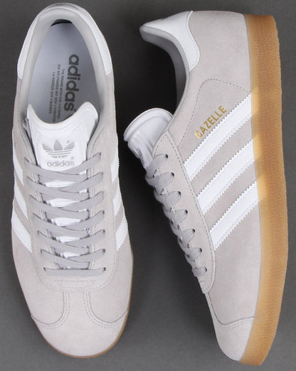 Adidas Gazelle Trainers Grey/White/Gum