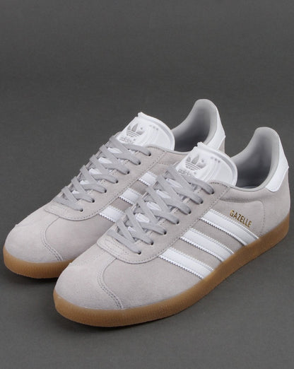 Adidas Gazelle Trainers Grey/White/Gum