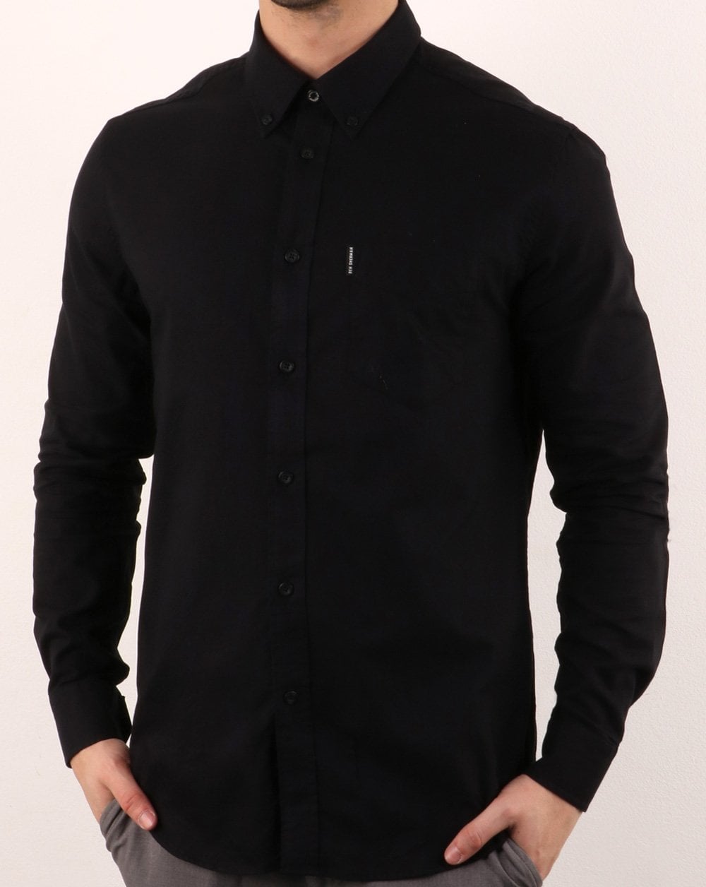 Ben Sherman Oxford Shirt Black