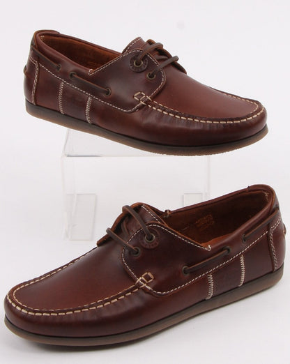 Barbour Capstan Boat Shoe Mahogany