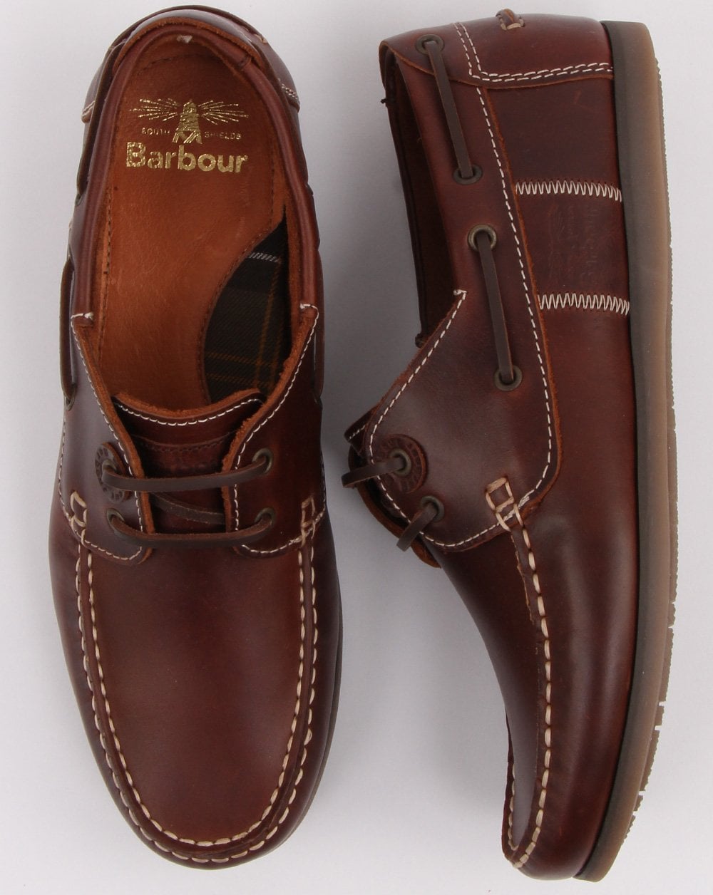 Barbour Capstan Boat Shoe Mahogany